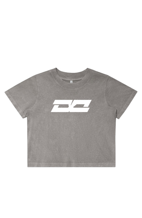 Infinite Womens Stone Wash Heavy Crop