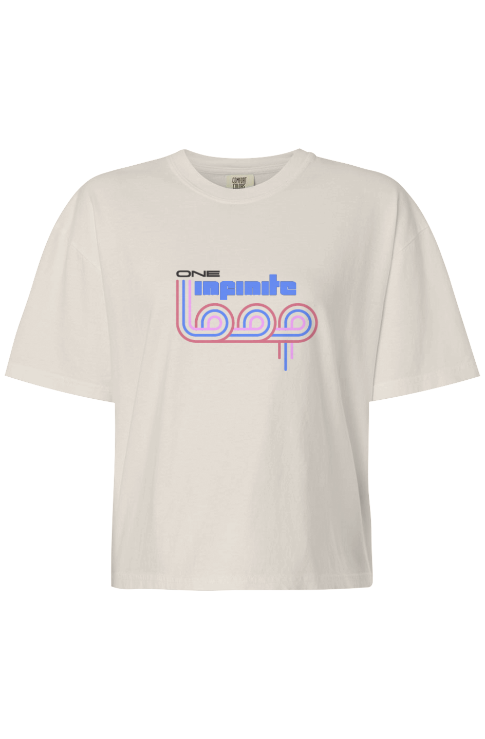 One Infinite Loop Womens Boxy T-Shirt