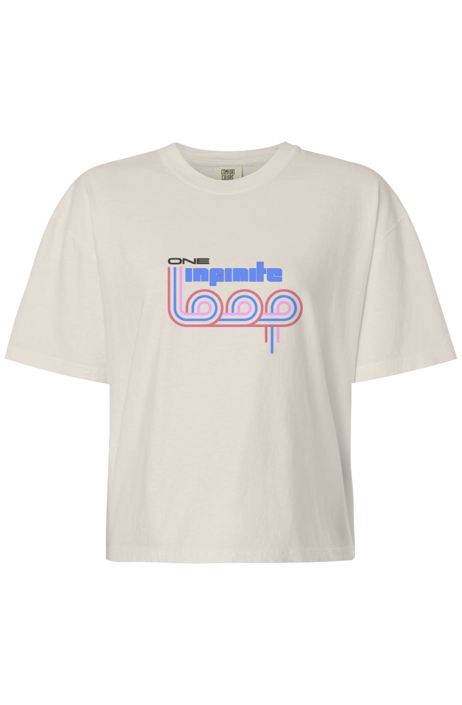 One Infinite Loop Womens Boxy T-Shirt